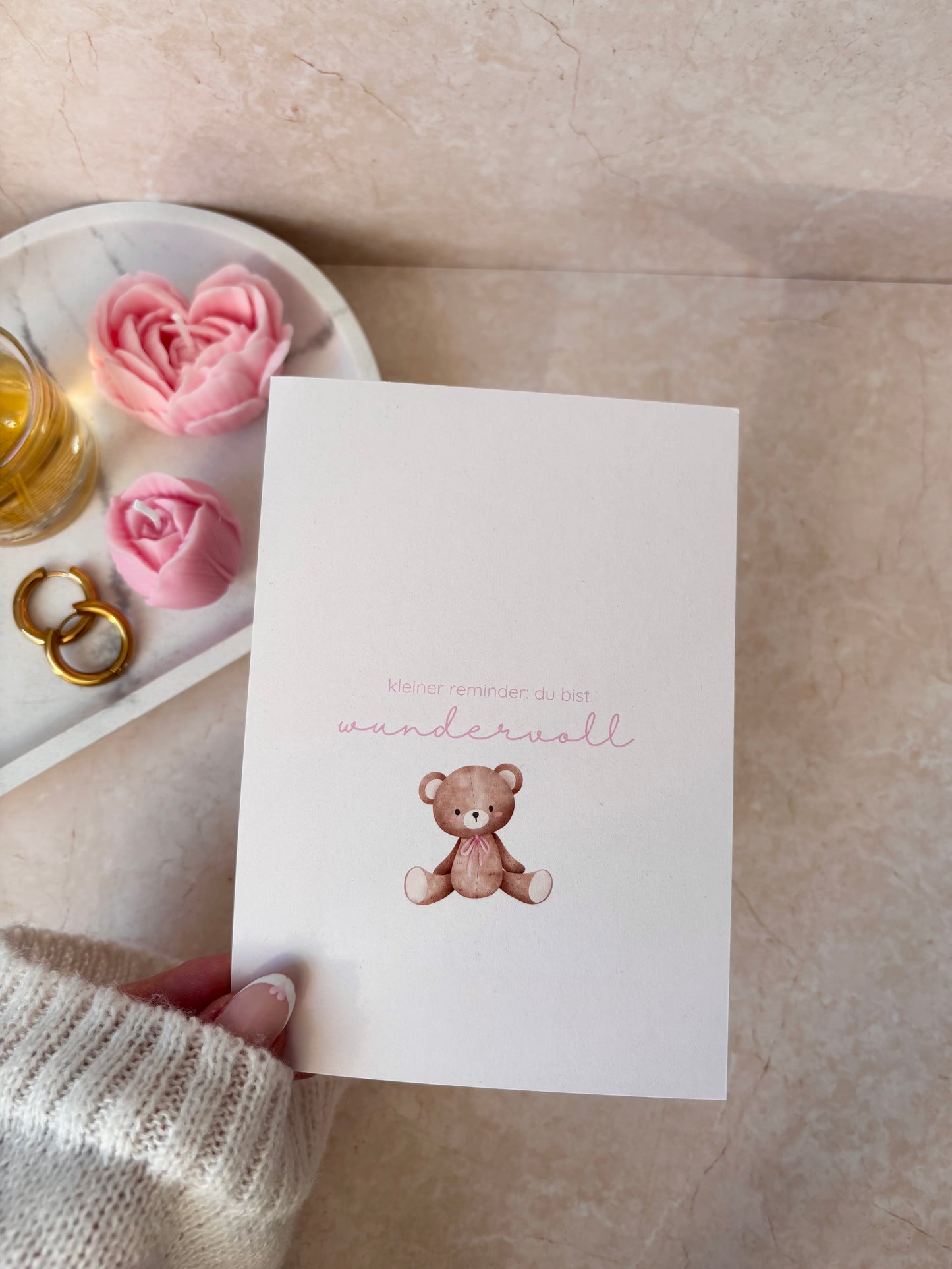 Karte teddy