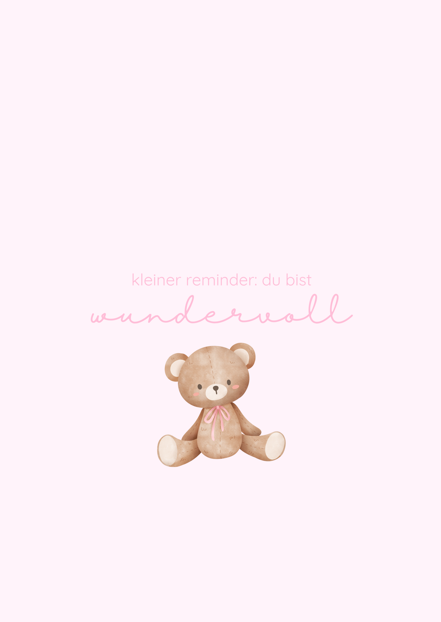 Karte teddy