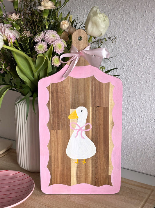 Dekobrettchen spring goose