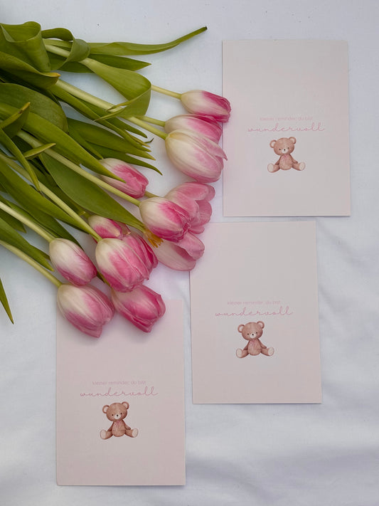 Bundle Karte teddy