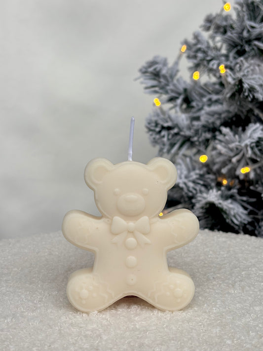 Kerze christmas teddy