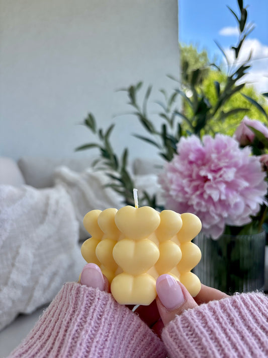 Kerze (self)love butter yellow