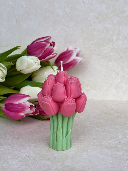 Kerze tulip bouquet