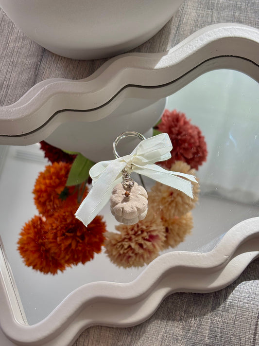 Schlüsselanhänger pumpkin beige